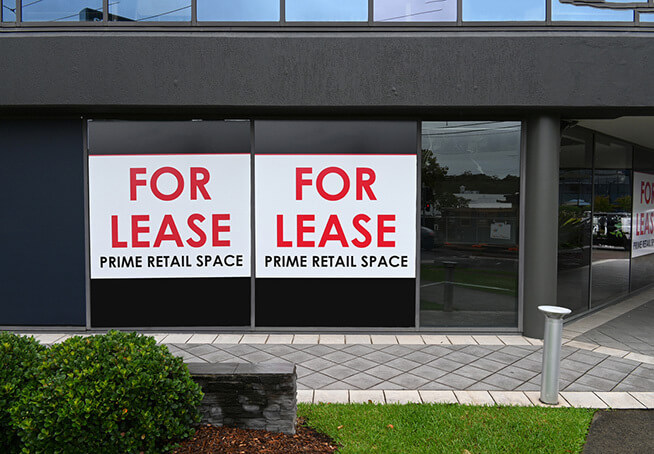 For lease prime retail space